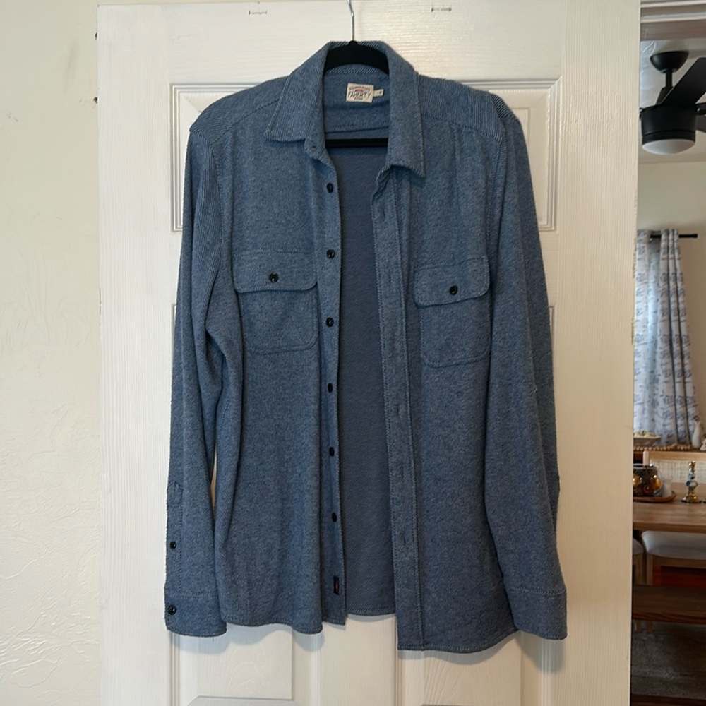 Faherty lightweight shacket